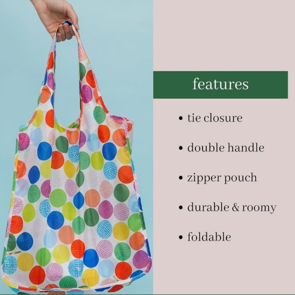 🆕 Kate Spade GOLF BALLS Reusable Tote - Picture 8 of 9